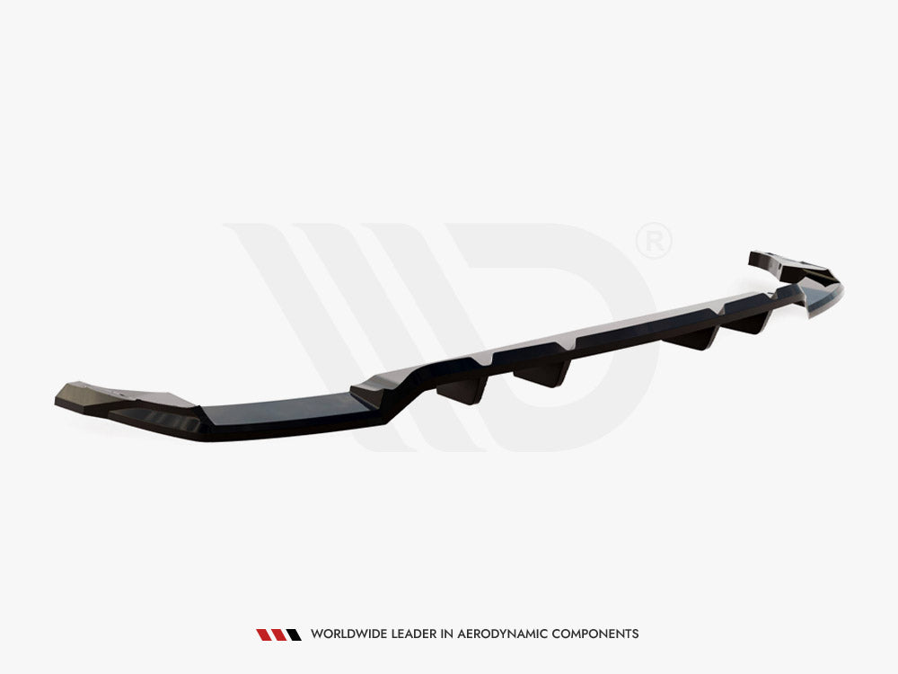 Rear Splitter (Vertical Bars) V.2 - Audi SQ8 / Q8 S Line Mk1 Facelift