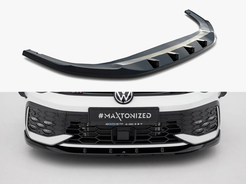 Front Splitter V.5 - Volkswagen Golf GTI / GTE / R-Line Mk8 Facelift