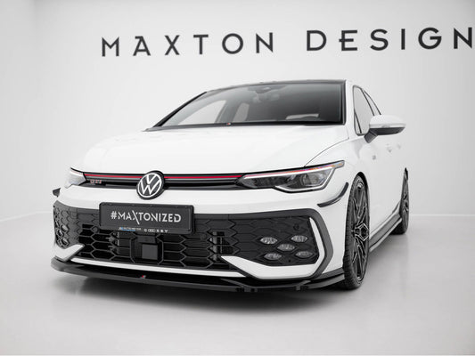 Front Splitter V.4 - Volkswagen Golf GTI / GTE / R-Line Mk8 Facelift