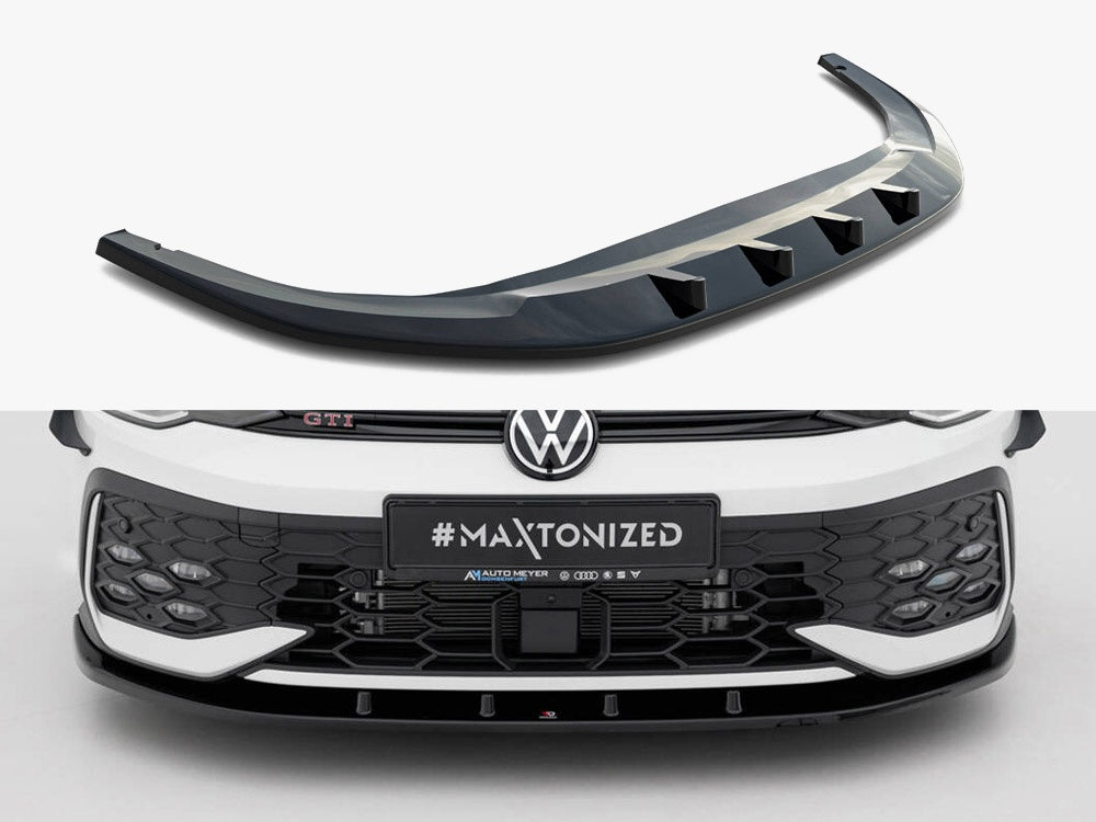 Front Splitter V.1 - Volkswagen Golf GTI / GTE / R-Line Mk8 Facelift