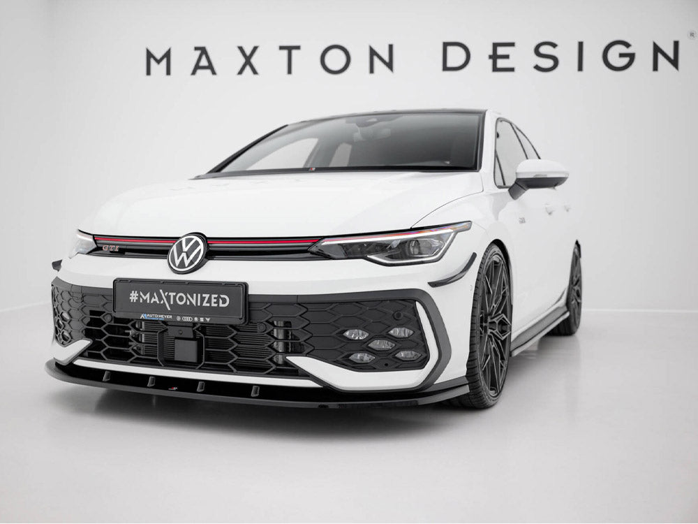 Front Splitter V.1 - Volkswagen Golf GTI / GTE / R-Line Mk8 Facelift