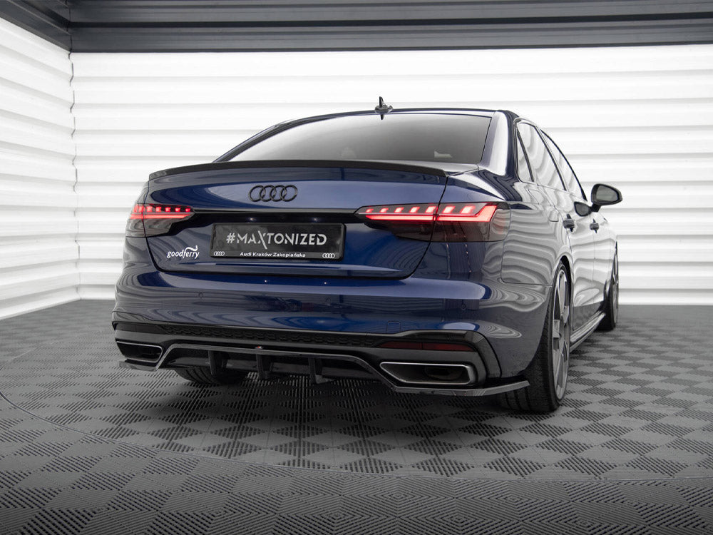Rear Splitter (Vertical Bars) V.2 - Audi A4 S Line B9 Facelift