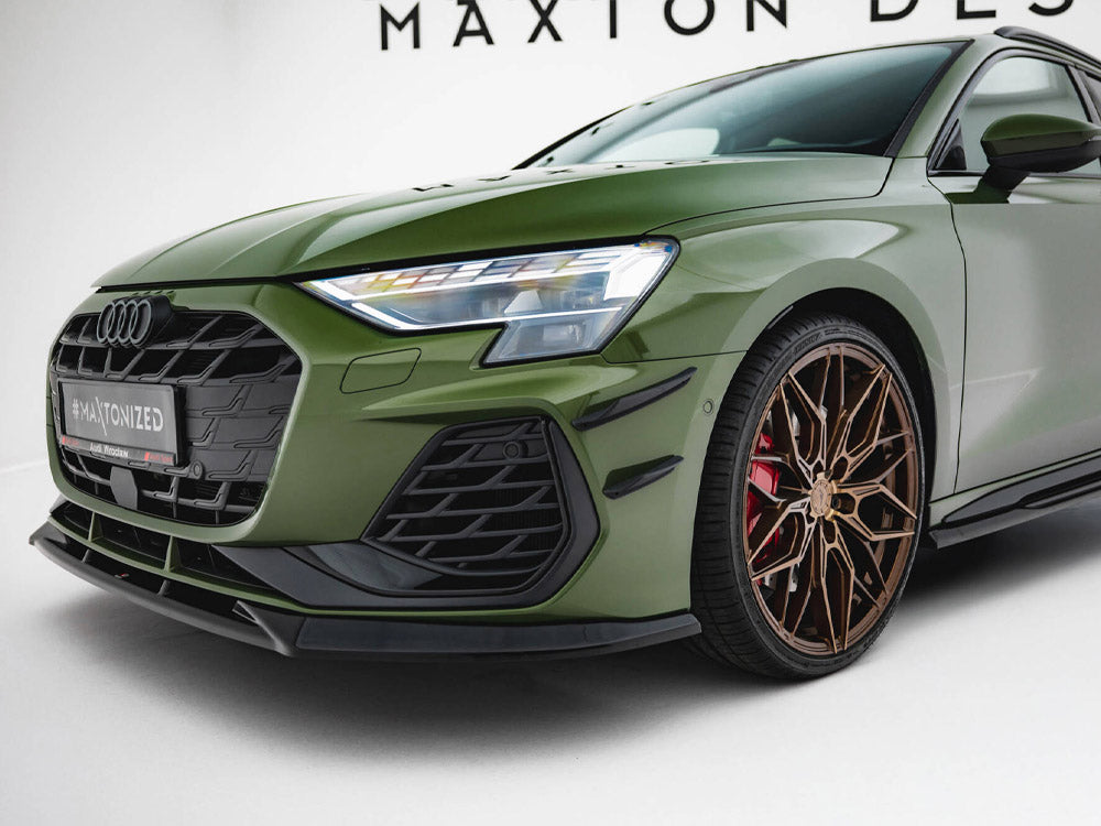 Front Bumper Wings (Canards) - Audi S3 Sportback / A3 S Line Sportback 8Y Facelift