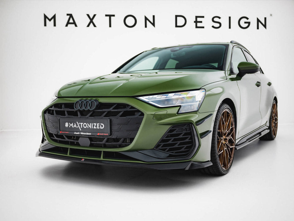Front Splitter V.2 - Audi S3 Sportback / A3 S Line Sportback 8Y Facelift