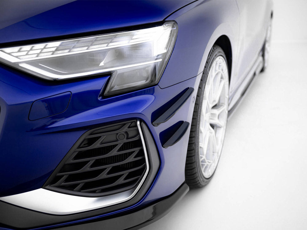 Front Bumper Wings (Canards) - Audi A3 S Line Sedan / S3 Sedan 8Y Facelift