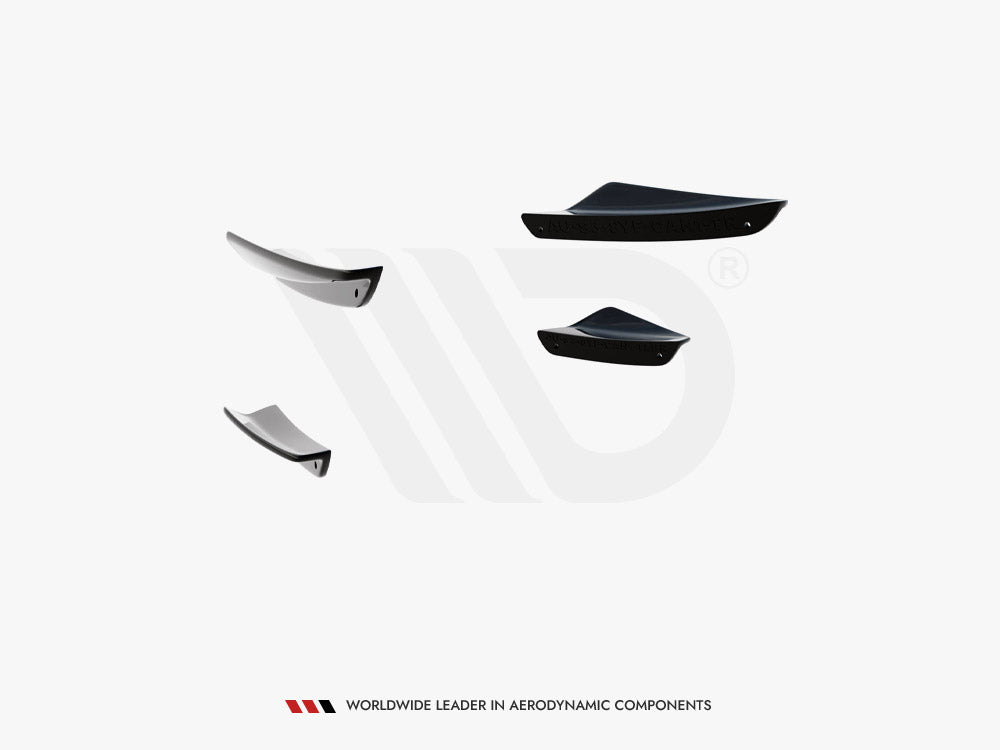 Front Bumper Wings (Canards) - Audi A3 S Line Sedan / S3 Sedan 8Y Facelift