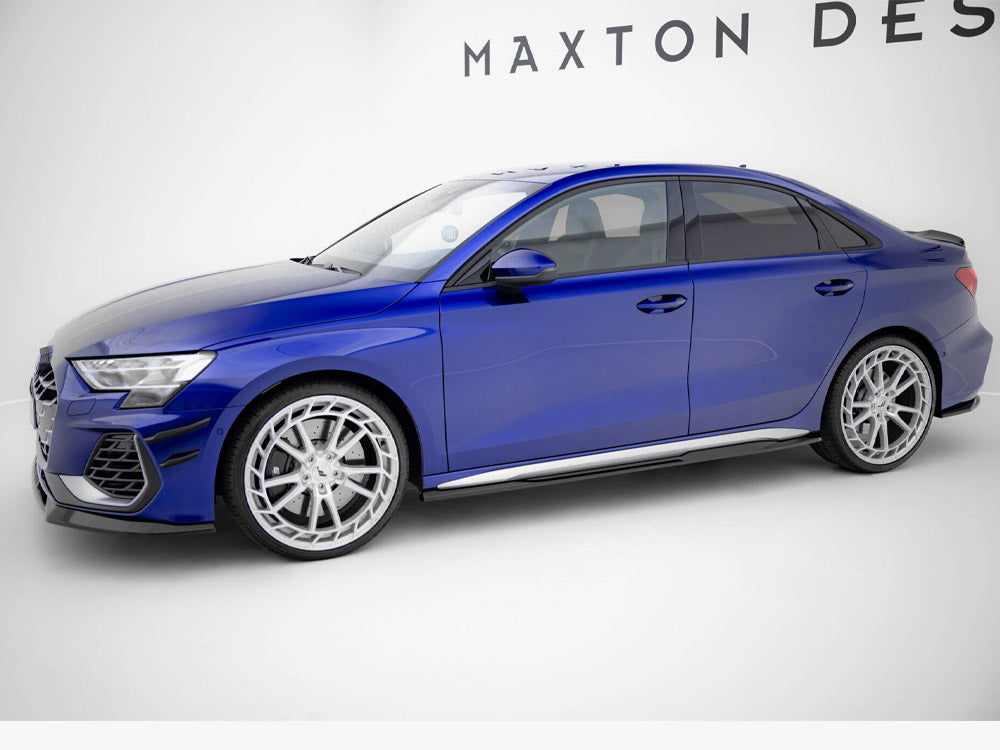 Side Skirts Diffusers V.2 - Audi A3 S Line Sedan / S3 Sedan 8Y Facelift