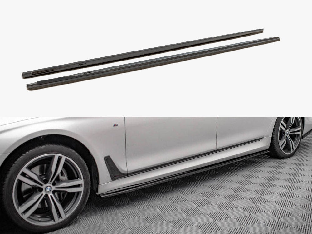 Side Skirts Diffusers V1 - BMW 7 Series (Long M-Pack G12)