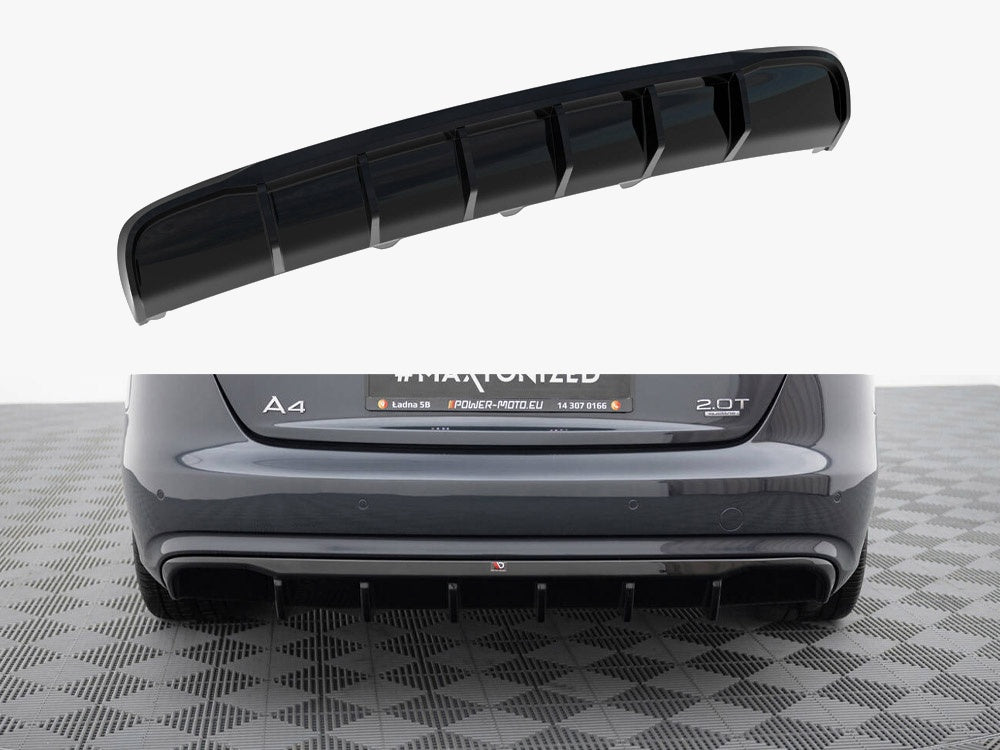 Rear Valance - Audi A4 B8 Facelift (Version Without exhausts)