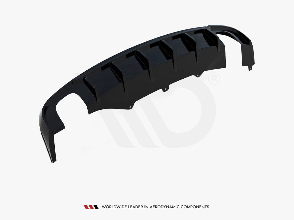 Rear Valance - Audi A4 B8 (Version with single exhausts on both sides)