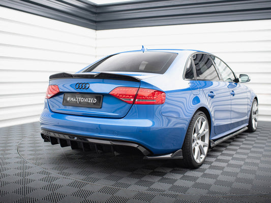 Rear Valance - Audi A4 S Line Sedan / Avant B8 (Version with dual exhaust tips on one Side)