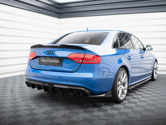 Rear Valance - Audi A4 S Line Sedan / Avant B8 (Version with single exhaust tips on both sides)