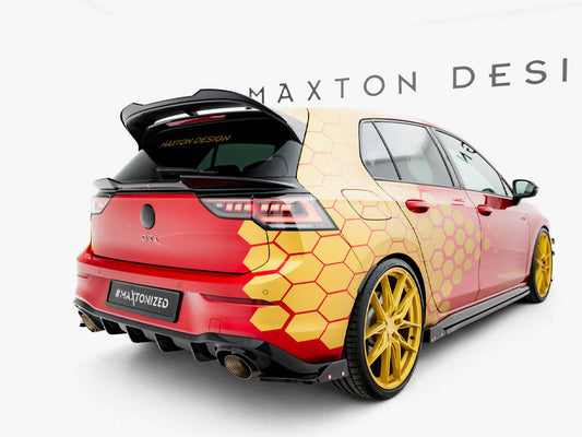 Rear Side Splitters V.1 + Flaps - Volkswagen Golf GTI Clubsport Mk8 Facelift