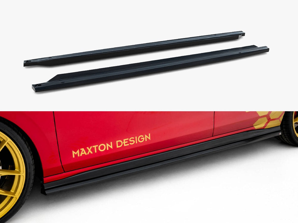 Side Skirts Diffusers V.2 - Volkswagen Golf GTI Clubsport Mk8 Facelift