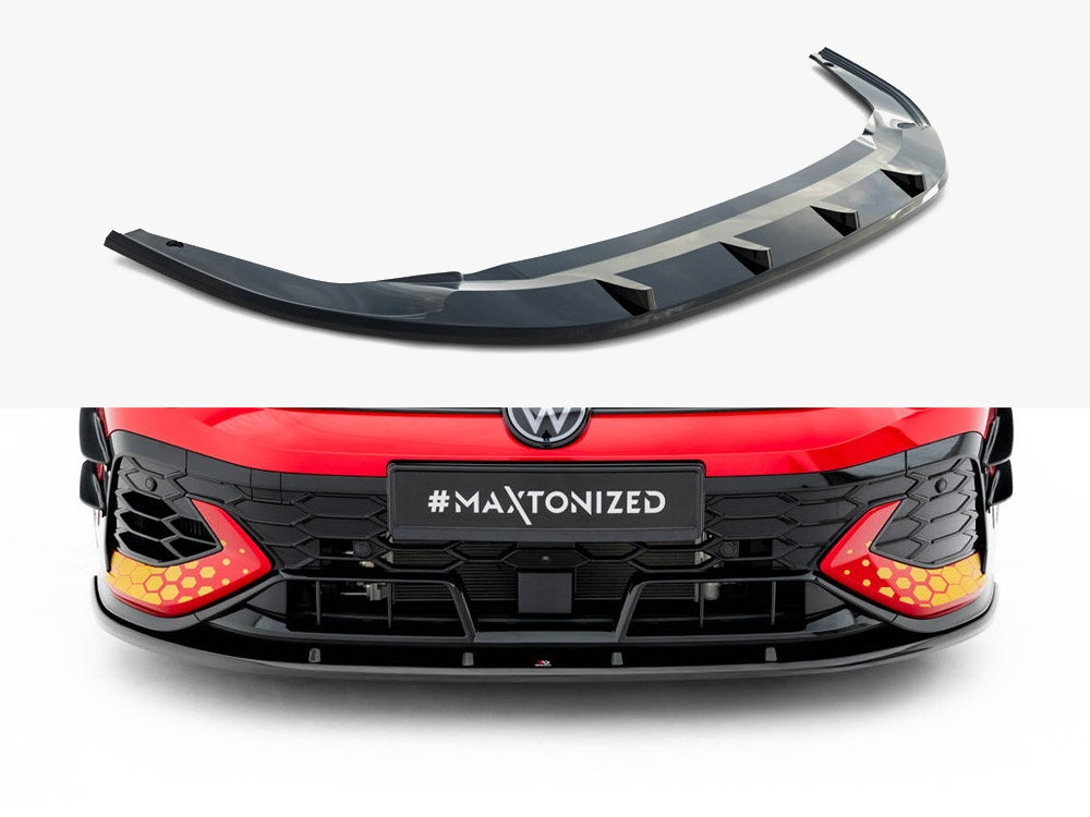 Front Splitter V.2 - Volkswagen Golf GTI Clubsport Mk8 Facelift