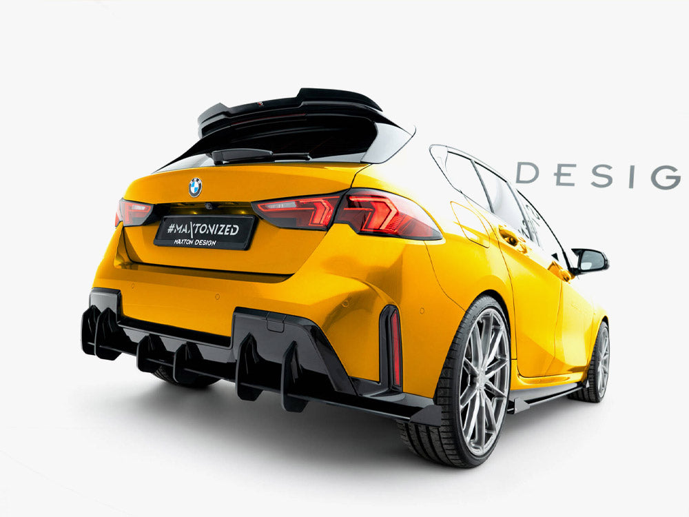Street PRO Rear Diffuser + Flaps - BMW 1 Series (M-Pack F70)
