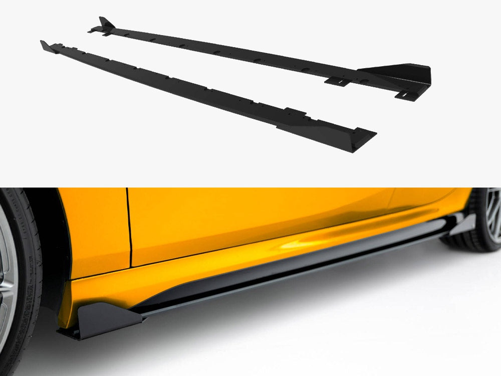 Street PRO Side Skirts Diffusers + Flaps - BMW 1 Series (M-Pack F70)