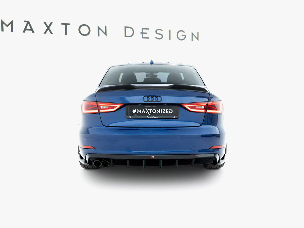 Rear Valance - Audi A3 Sedan 8V (Version with dual exhaust tips on one Side)