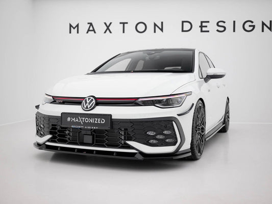 Front Splitter V.2 - Volkswagen Golf GTI / GTE / R-Line Mk8 Facelift