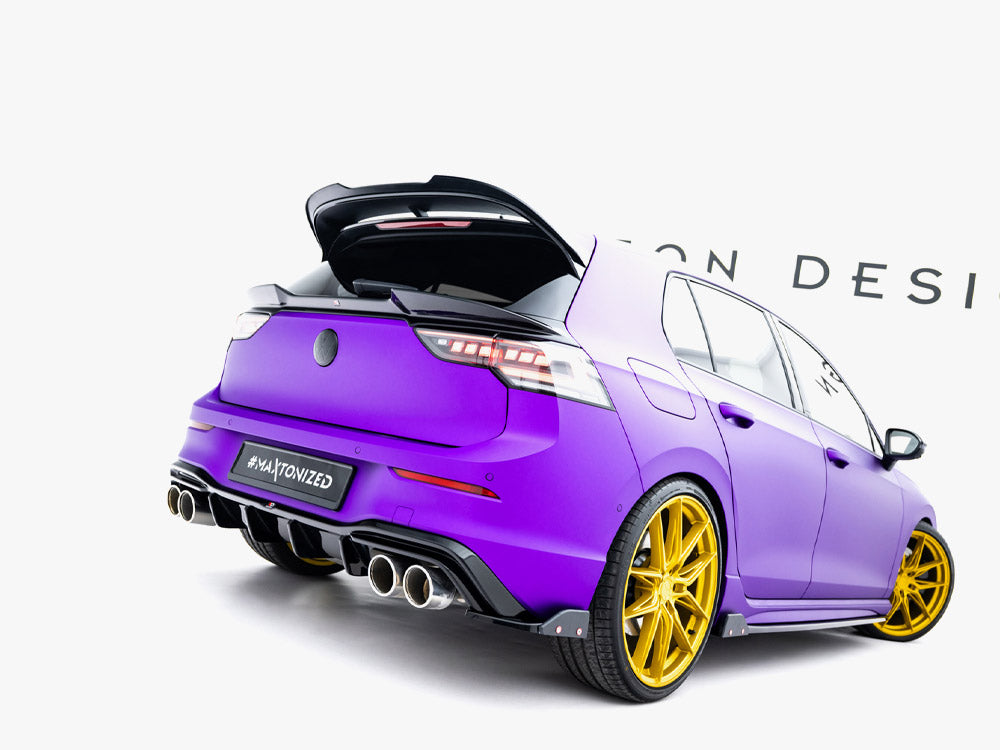 Rear Side Splitters V.6 + Flaps - Volkswagen Golf R Hatchback Mk8 Facelift