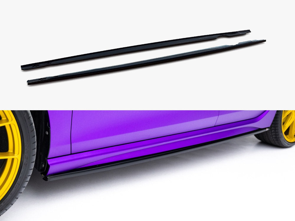 Side Skirts Diffusers V.3 - Volkswagen Golf R Mk8 Facelift