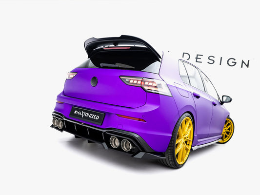 Rear Splitter (Vertical Bars) V.2 - Volkswagen Golf R Mk8 / Mk8 Facelift