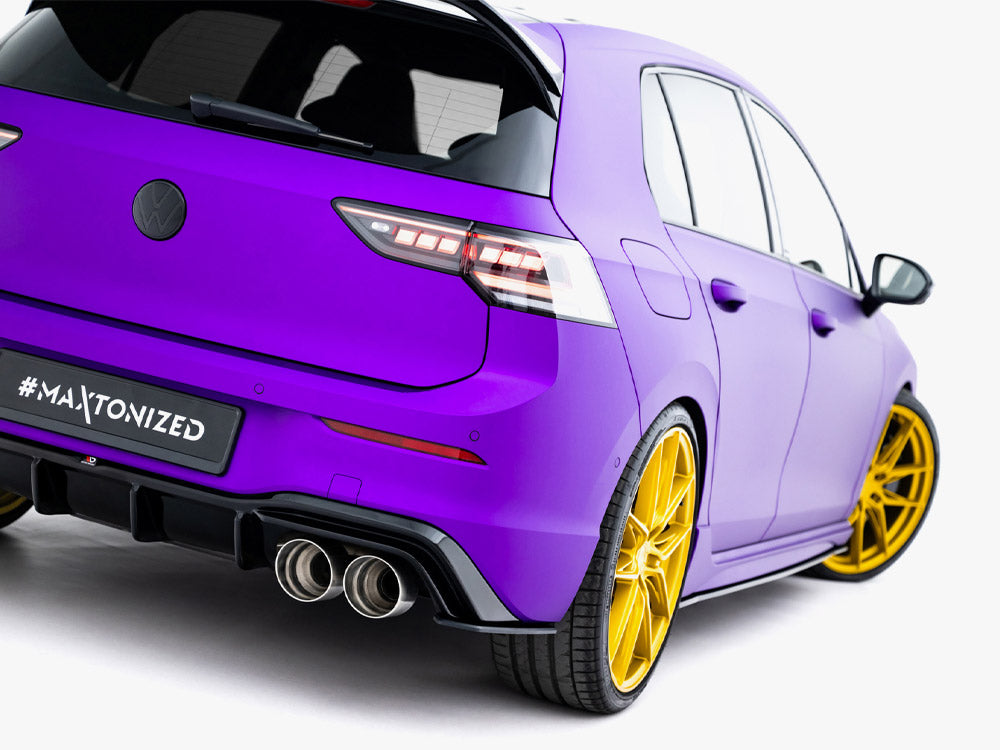 Street PRO Rear Side Splitters V.2 - Volkswagen Golf R Hatchback Mk8 / Mk8 Facelift