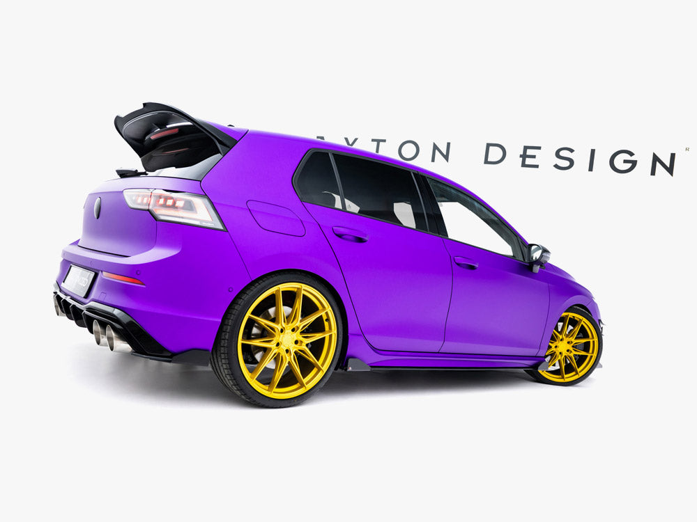 Street PRO Side Skirts Diffusers + Flaps - Volkswagen Golf R Mk8 / Mk8 Facelift
