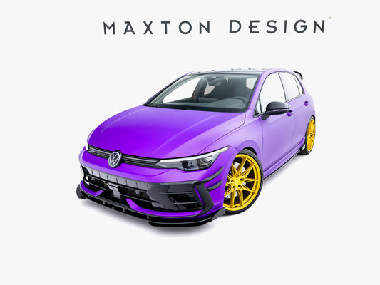 Street PRO Front Splitter + Flaps - Volkswagen Golf R Mk8 Facelift