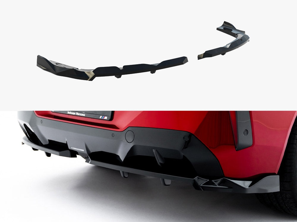 Rear Splitter (Vertical Bars) - BMW X3 (M-Pack G45)