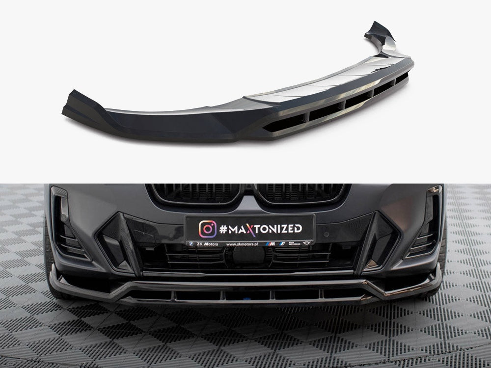 Front Splitter - BMW X3 (M-Pack G01 Facelift / iX3 M-Pack G08 Facelift)