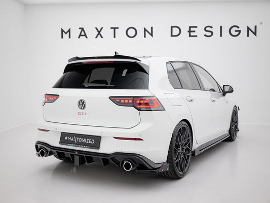 Rear Side Splitters V.4 + Flaps - Volkswagen Golf GTI / GTE Mk8