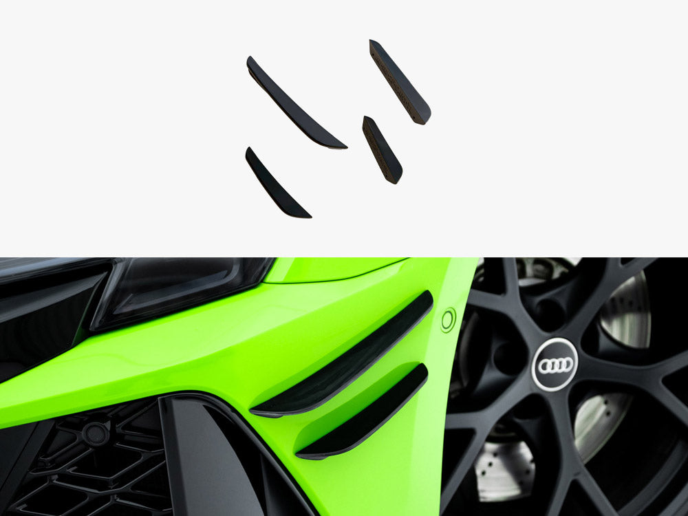 Front Bumper Wings (Canards) - Audi RS3 Sportback 8Y Facelift