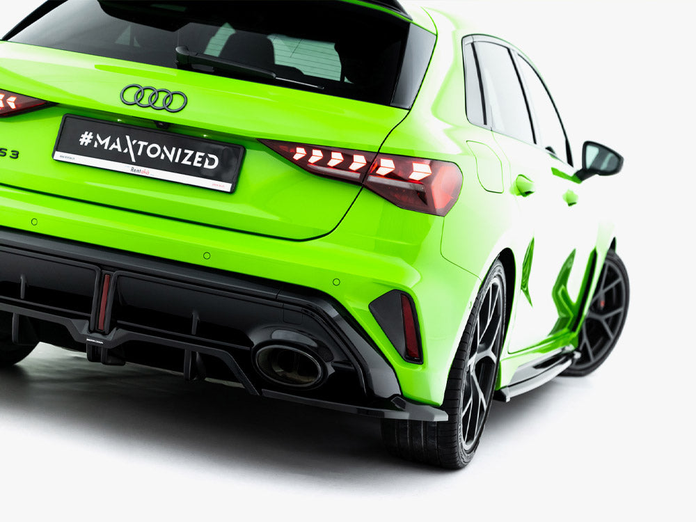 Rear Splitter (Vertical Bars) V.2 - Audi RS3 Sportback 8Y Facelift