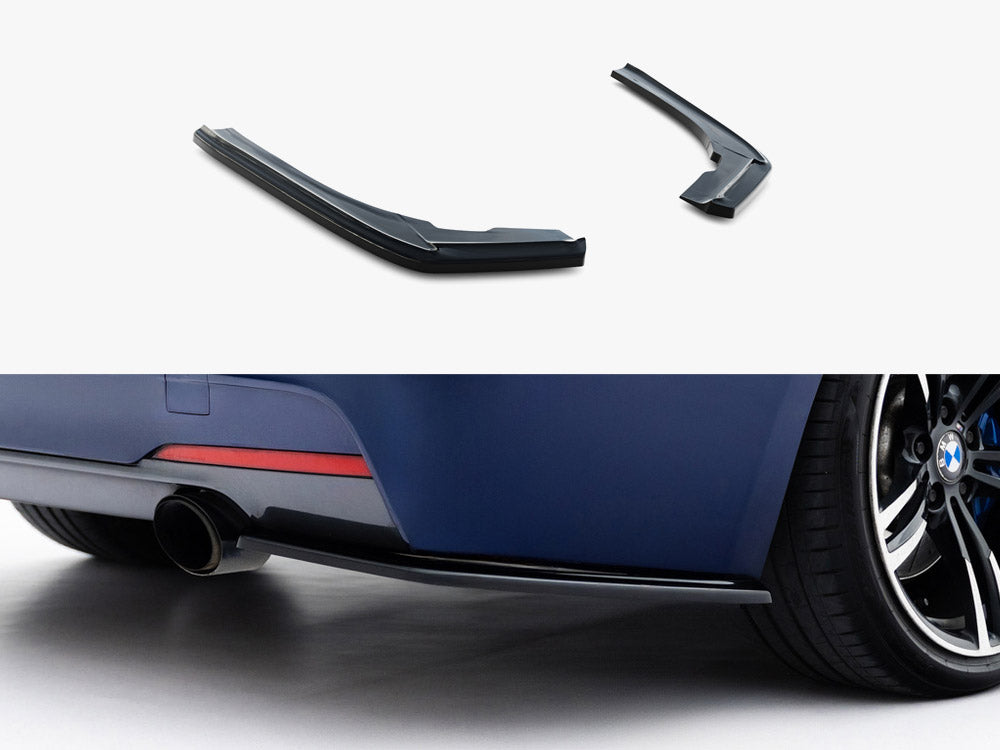 Rear Side Splitters - BMW 3 Series (M-Pack Sedan / Touring F30 / F30 Facelift / F31 / F31 Facelift)