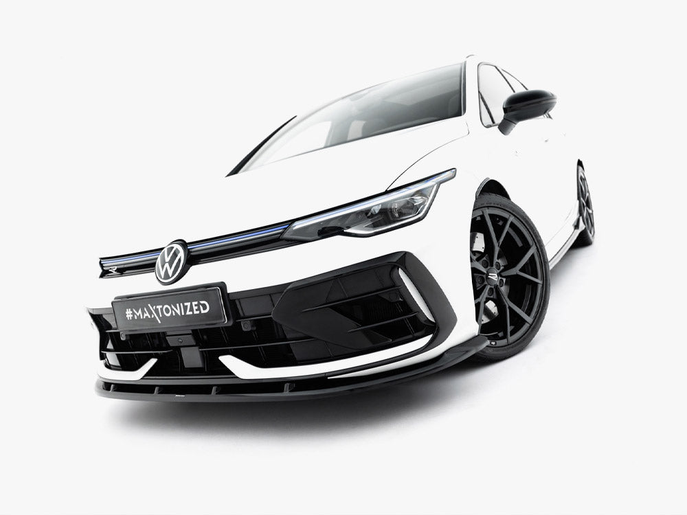 Front Splitter V.2 - Volkswagen Golf R Variant Mk8 Facelift