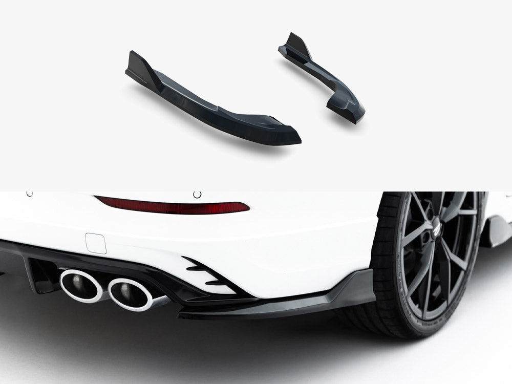 Rear Side Splitters V.2 - Volkswagen Golf R Variant Mk8 / Mk8 Facelift