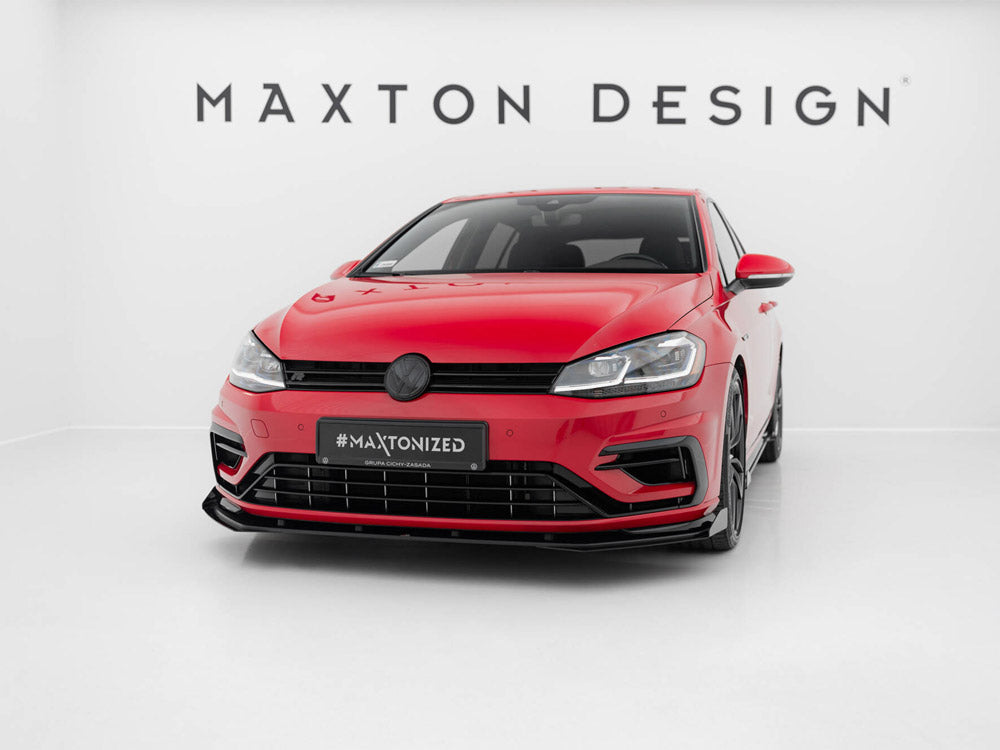 Street PRO Front Splitter + Flaps - Volkswagen Golf R / R-Line Mk7 Facelift
