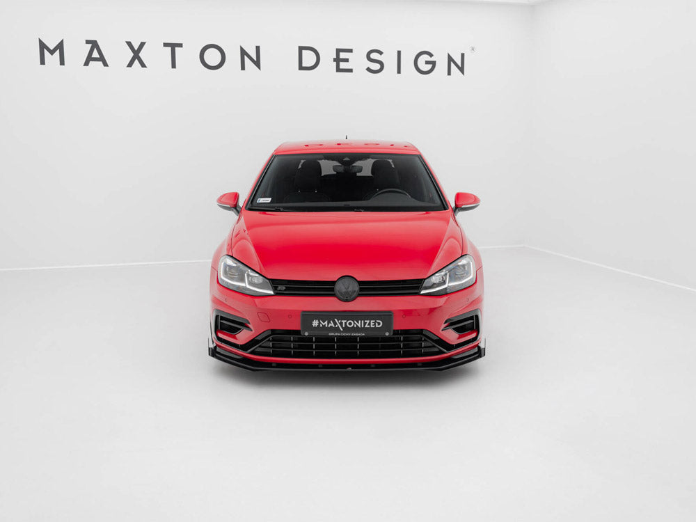 Street PRO Front Splitter V.2 - Volkswagen Golf R / R-Line Mk7 Facelift