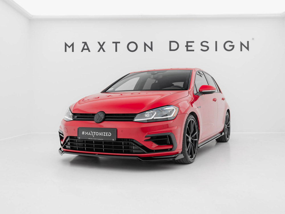 Front Splitter V.2 - Volkswagen Golf R / R-Line Mk7 Facelift