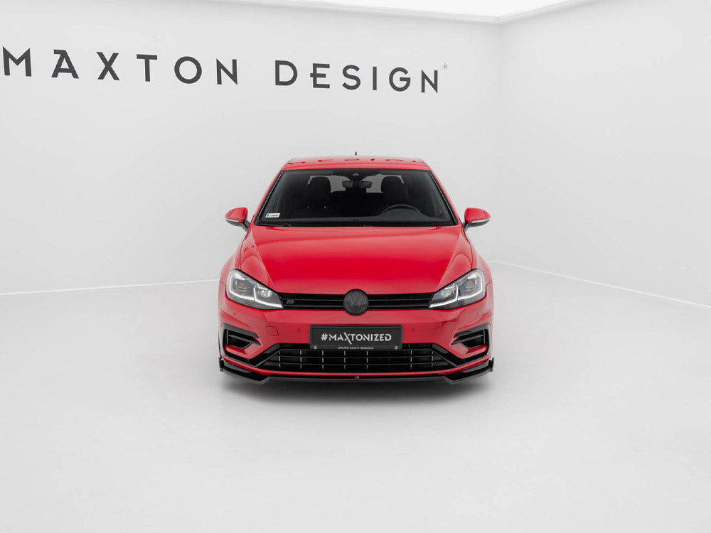 Front Splitter V.2 - Volkswagen Golf R / R-Line Mk7 Facelift