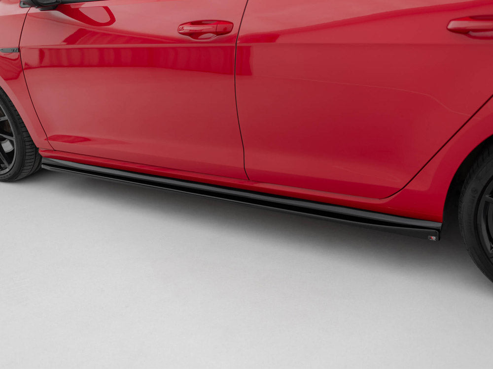 Side Skirts Diffusers V.4 - Volkswagen Golf R / R-Line Mk7 Facelift