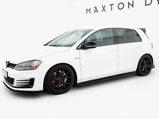 Side Skirt Diffusers V.2 - Volkswagen Golf GTI / GTD Mk7 / Mk7 Facelift (narrow)