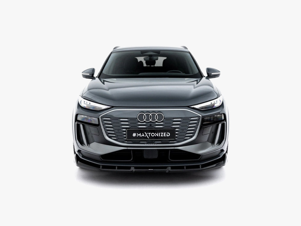 Front Splitter - Audi Q6 e-tron Standard / S Line / SQ6 e-tron SUV / Sportback Mk1