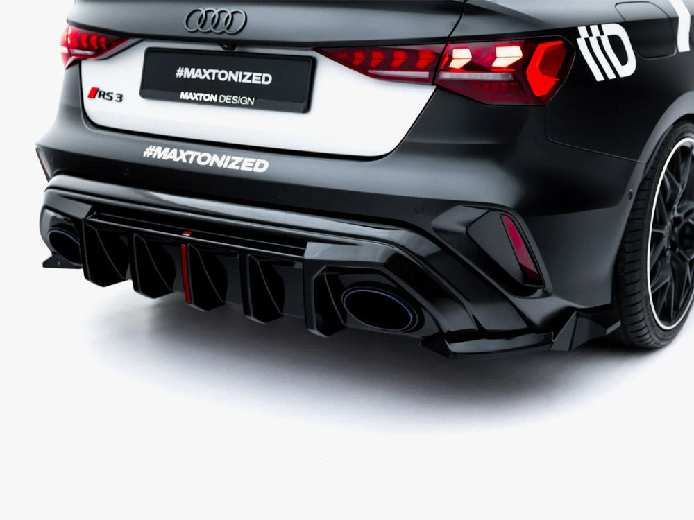Rear Side Splitters V.3 - Audi RS3 Sedan 8Y Facelift
