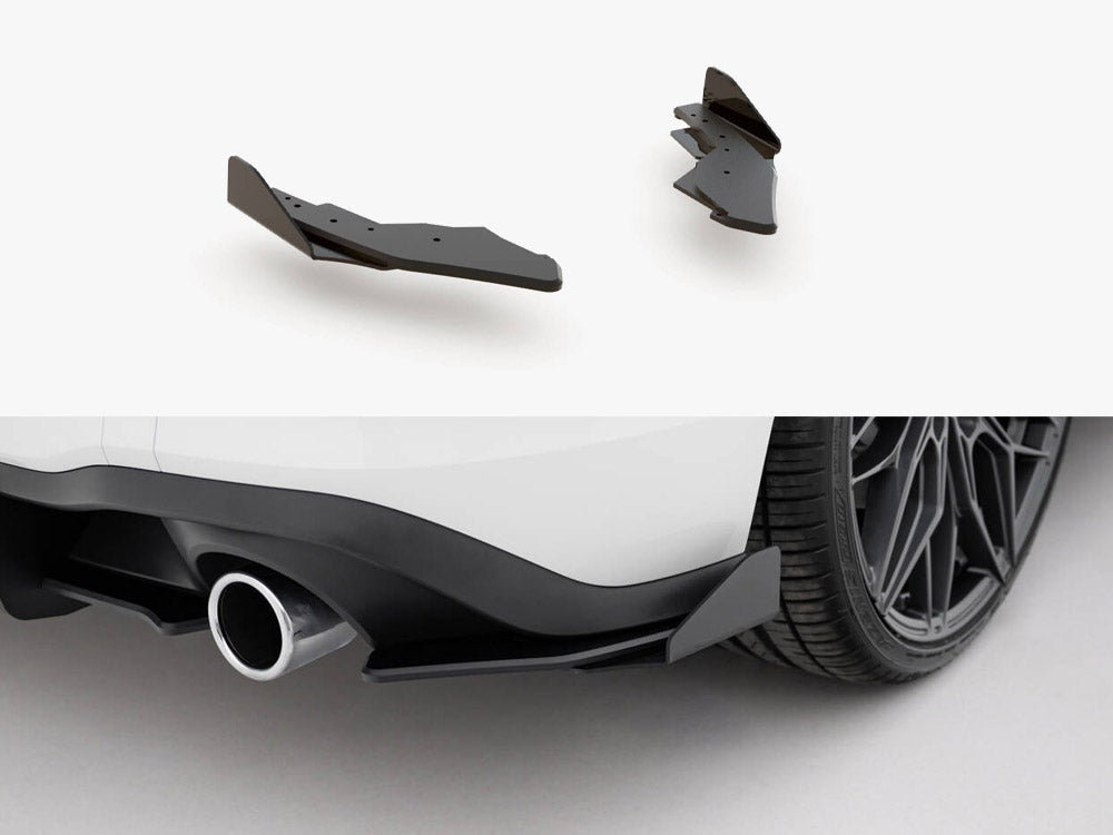 Street Pro Rear Side Splitters + Flaps - Volkswagen Golf GTI / GTE / R-Line Mk8