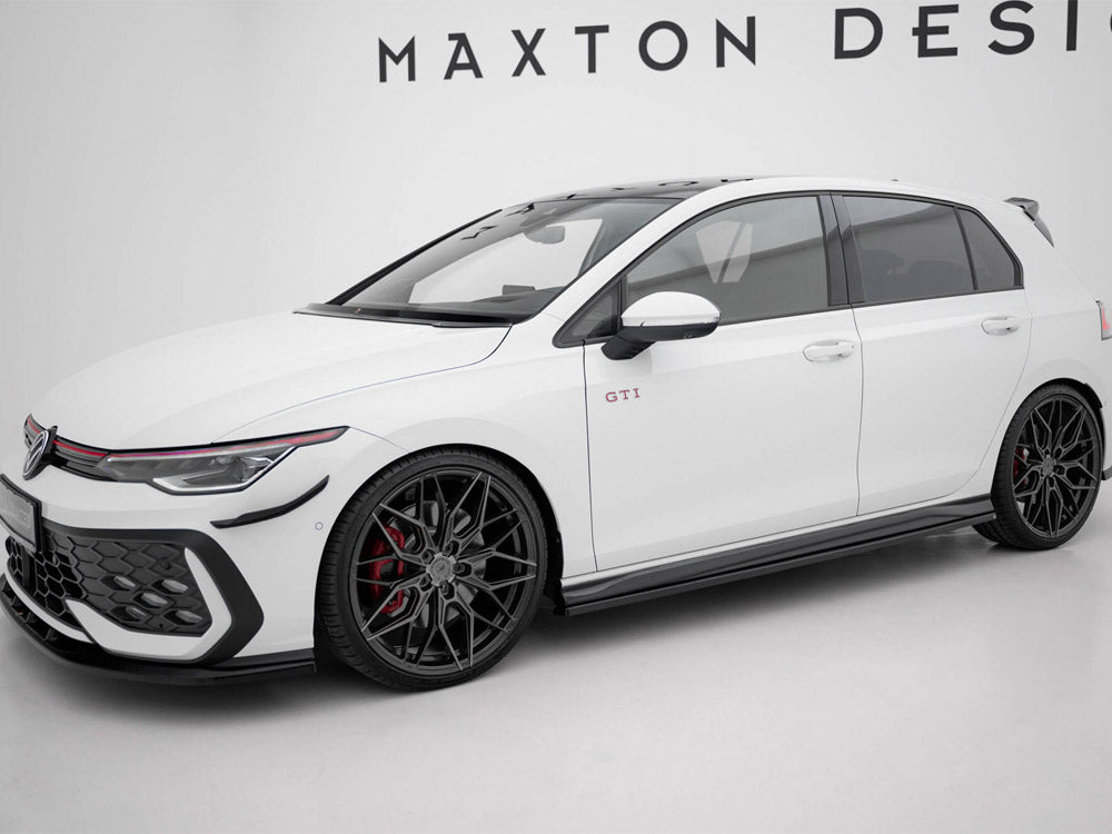 Side Skirts Diffusers V.4 - Volkswagen Golf GTI / GTE / GTI Clubsport / GTD/ R-Line Mk8