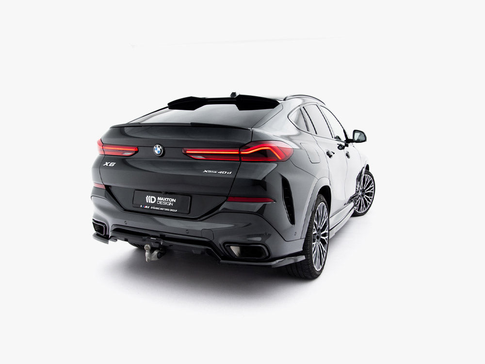 Central Rear Splitter (Vertical Bars) V1 - BMW X6 (M-Pack G06 Facelift)