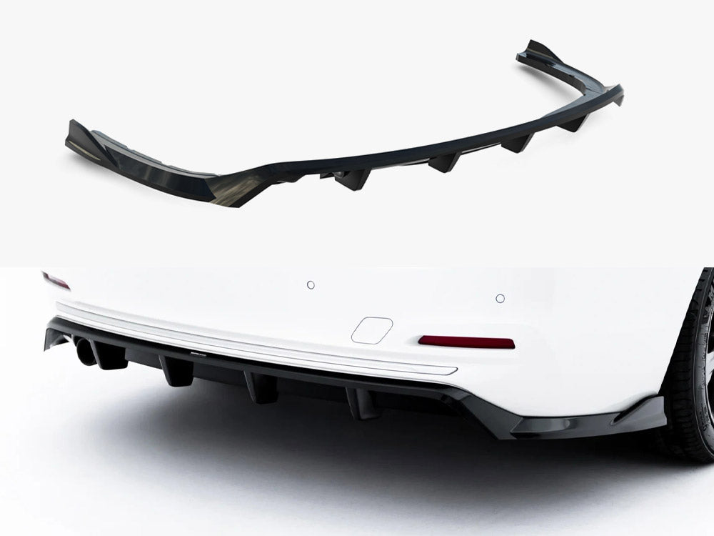 Rear Splitter (Vertical Bars) - BMW 3 Series (Sportline Sedan / Touring F30 / F31)