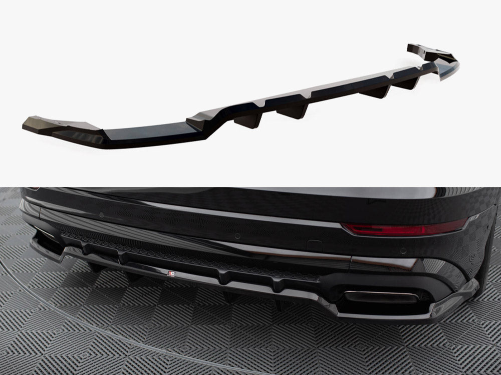 Rear Splitter (Vertical Bars) V.1 - Audi SQ8 / Q8 S Line Mk1 Facelift